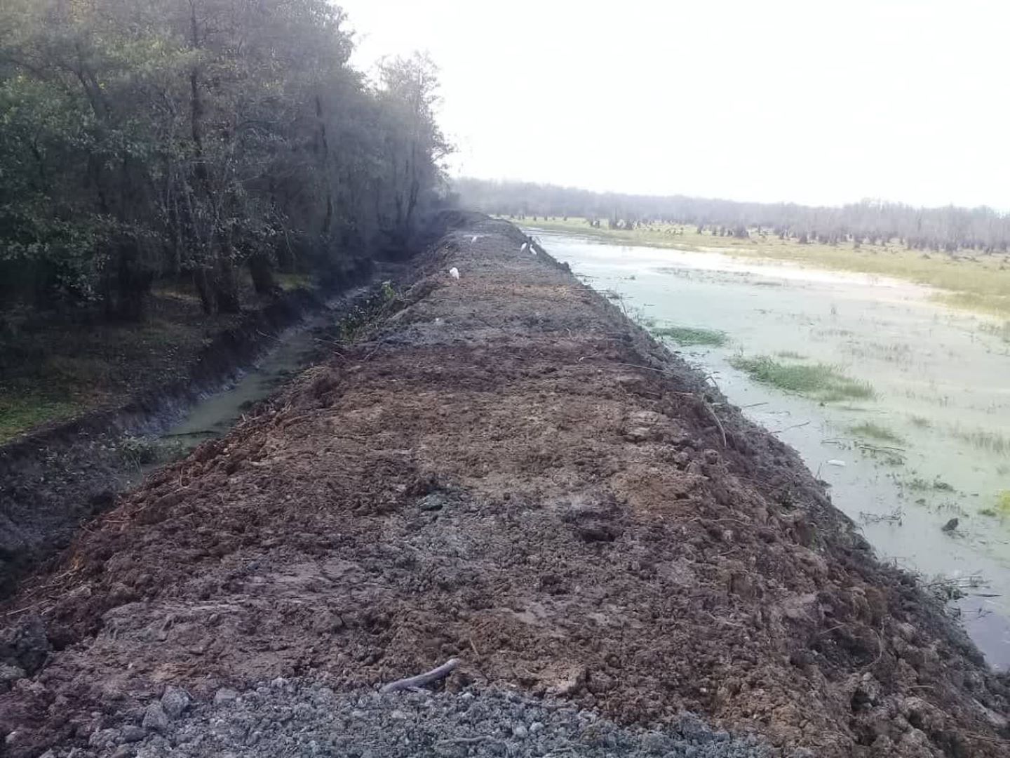 عملیات تقویت و بهسازی آب بندان مرغوب آغاز شد.