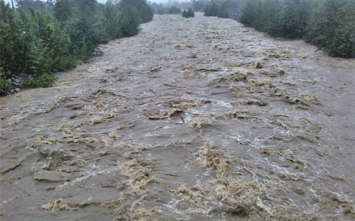 هشدار آب منطقه ای گیلان درباره احتمال سیلابی شدن رودخانه های استان