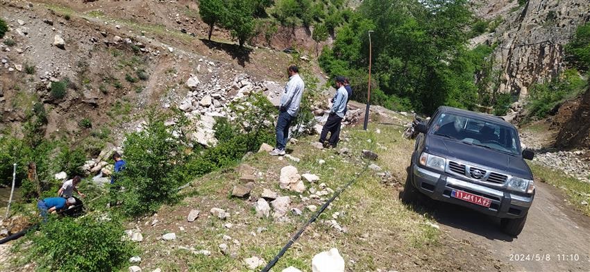 انشعاب غیرمجاز از نفت چشمه لاکه در شهرستان رودبار قطع شد